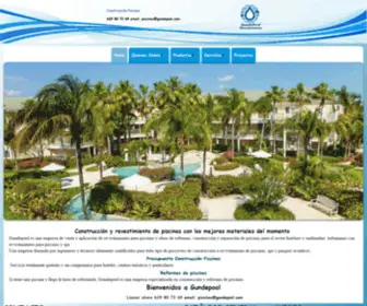 Gundepool.com(GundePool Revestimientos Piscinas) Screenshot