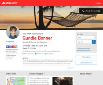 Gundiebonner.com(State Farm Insurance Agent Gundie Bonner in Davie FL) Screenshot