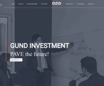Gundinvest.mn(Gund Investment LLC) Screenshot