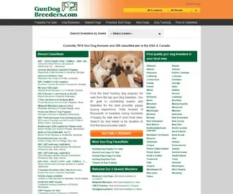 Gundogbreeders.com(Hunting Dogs For Sale) Screenshot