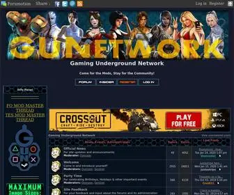 Gunetwork.org(Gaming Underground Network) Screenshot