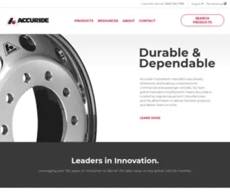 Gunite.com(Accuride Corporation) Screenshot