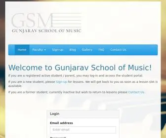 Gunjaravschoolofmusic.in(Gunjarav School of Music run by pianist Nakul Jogdeo) Screenshot