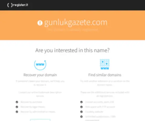 Gunlukgazete.com(Gunlukgazete) Screenshot