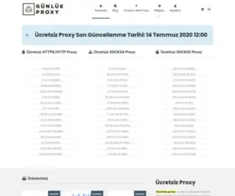 Gunlukproxy.com(Ücretsiz Proxy ile Yasaklı Sitelere Giriş) Screenshot