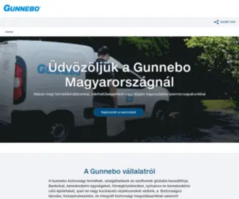 Gunnebo.hu(Gunnebo Szerviz Magyarországnál) Screenshot