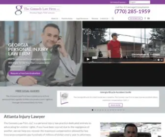 Gunnelslaw.com(Atlanta Injury Lawyer) Screenshot