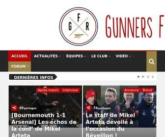 Gunners.fr(La r) Screenshot