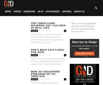 Gunnewsdaily.com(Gun News Daily) Screenshot