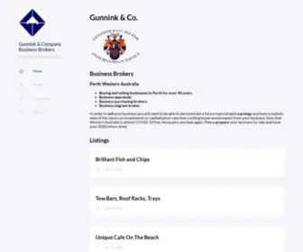 Gunnink.com(Gunnink & Company Business Brokers) Screenshot