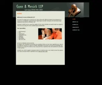 Gunnmessickllp.com(Gunn and Messick LLP) Screenshot