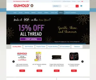 Gunold.ca(Embroidery Supplies) Screenshot