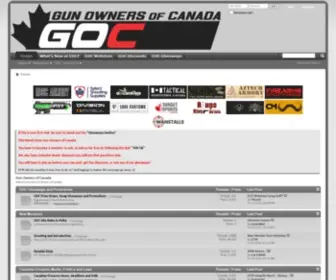 Gunownersofcanada.ca Screenshot