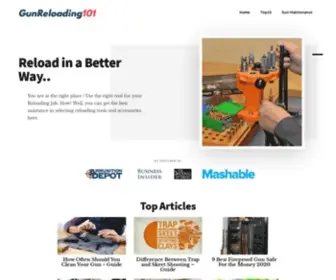 Gunreloading101.com(Gunreloading 101) Screenshot