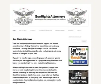 Gunrightsattorneys.com(Gun Rights Attorneys) Screenshot