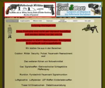 Guns-AND-More.de(Introseite) Screenshot