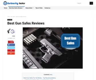 Gunsafereview.net(15 Best Gun Safes Reviewed & Rated inAuthority Safes) Screenshot