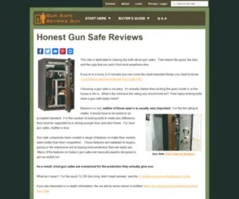 Gunsafereviewsguy.com(Honest Gun Safe Reviews) Screenshot