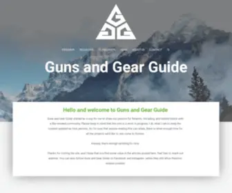 Gunsandgearguide.com(Guns and Gear Guide) Screenshot