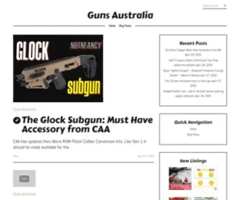 Gunsaustralia.com.au(Guns Australia) Screenshot