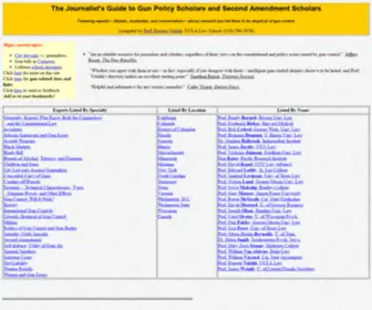 Gunscholar.org(Microsoft Azure Web App) Screenshot