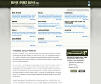 GunsGunsGuns.com(Guns Guns Guns) Screenshot