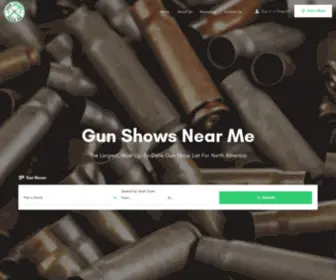 Gunshowsnearme.com(Gun Shows Near MeGun Show List & Calendar) Screenshot