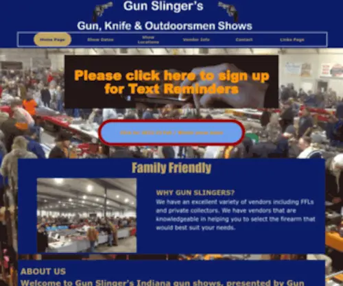 Gunslingergunshows.com(Gun Slinger Promotions) Screenshot