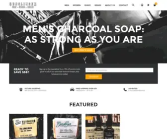 Gunslingersoap.com(Premium activated charcoal bar soap. Our soap) Screenshot