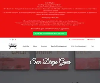 Gunssd.com(San Diego Guns) Screenshot