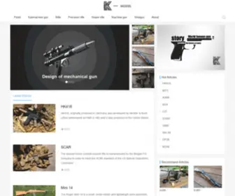 Gunsstory.com(World famous gun) Screenshot