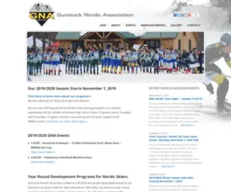 Gunstocknordic.com(Gunstock Nordic Association) Screenshot