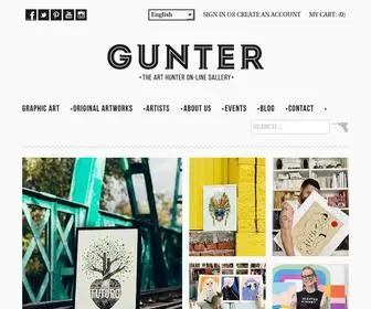 Guntergallery.com(Gunter Gallery) Screenshot