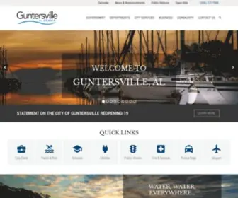 Guntersvilleal.org(Alabama's Lake City) Screenshot