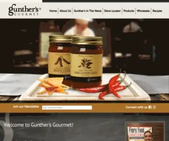 Gunthersgourmet.com(Gunther's Gourmet) Screenshot