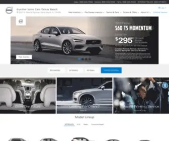 Gunthervolvo.com(Gunther Volvo Delray Beach) Screenshot