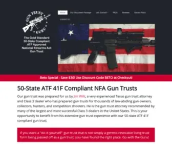 Guntrustguru.com(Gun Trust Guru) Screenshot