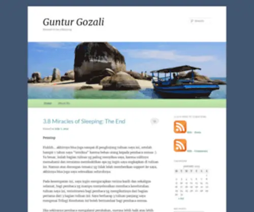 Gunturgozali.com(Guntur Gozali) Screenshot