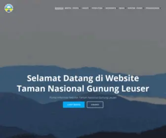 Gunungleuser.or.id(Taman Nasional Gunung Leuser) Screenshot