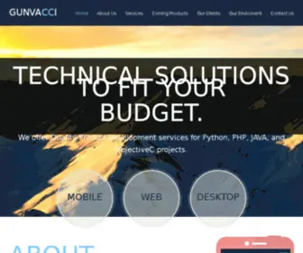 Gunvacci.com(Gunvacci Consultancy Service) Screenshot