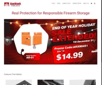 Gunvault.com Screenshot