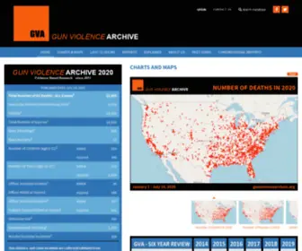 Gunviolencearchive.org(Gun Violence Archive) Screenshot