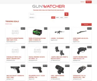 Gunwatcher.com(In Stock Guns for Sale and Historical Gun Values) Screenshot