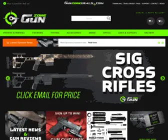 Gunzonedeals.com(Gunzonedeals has a wide variety of guns for sale online) Screenshot