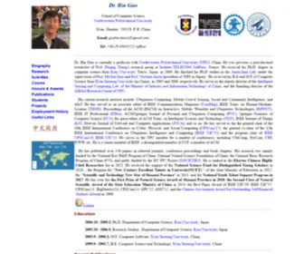 Guob.org(Bin Guo&#039;s) Screenshot