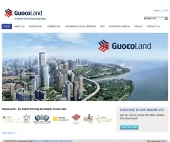 Guocoland.com(GuocoLand Limited) Screenshot