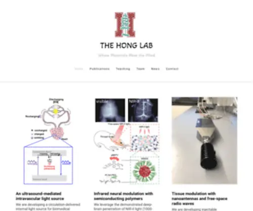 Guosonghong.com(Guosong Hong) Screenshot