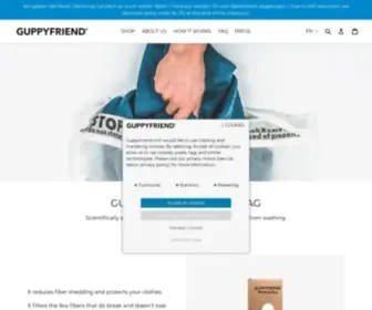 Guppyfriend.com(Der offizielle Guppyfriend Online Shop) Screenshot
