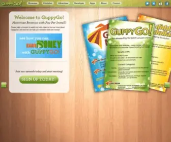 Guppygo.com(Pay Per Install Affiliate Network) Screenshot
