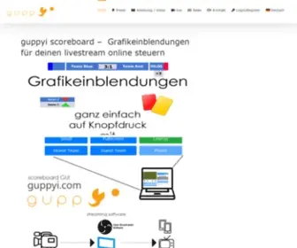 Guppyi.com(Guppyi Scoreboard GUI) Screenshot